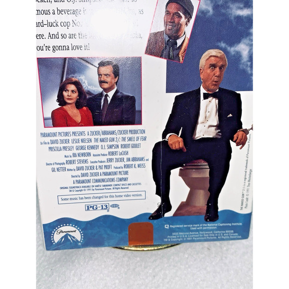 The Naked Gun 2 1/2 The Smell of Fear VHS 1991 Leslie Nielsen SEALED - Picture 6 of 6